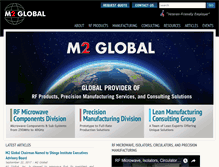 Tablet Screenshot of m2global.com